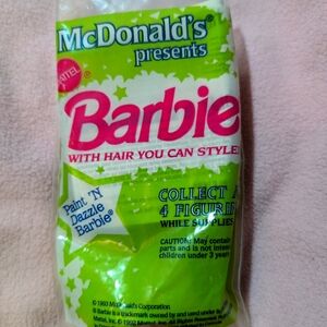 Barbie paint n dazzle McDonald's toy 1993